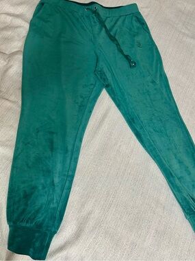 NWOT Juicy Couture Velour Jogging Pant with Cuffed Ankles